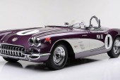Purple People Eater Corvette races to auction