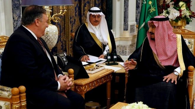 Jamal Khashoggi: Pressure grows on Saudis as US envoy meets king