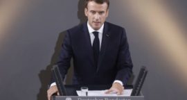 France’s Macron: Europe must unite to prevent ‘global chaos’